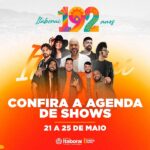 Itaboraí 192 Anos festa contará com shows de talentos da região e grandes nomes da música brasileira a partir desta quarta-feira (2105)