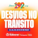 Itaboraí 192 anosPrefeitura divulga esquema de trânsito especial para festas e desfile cívico