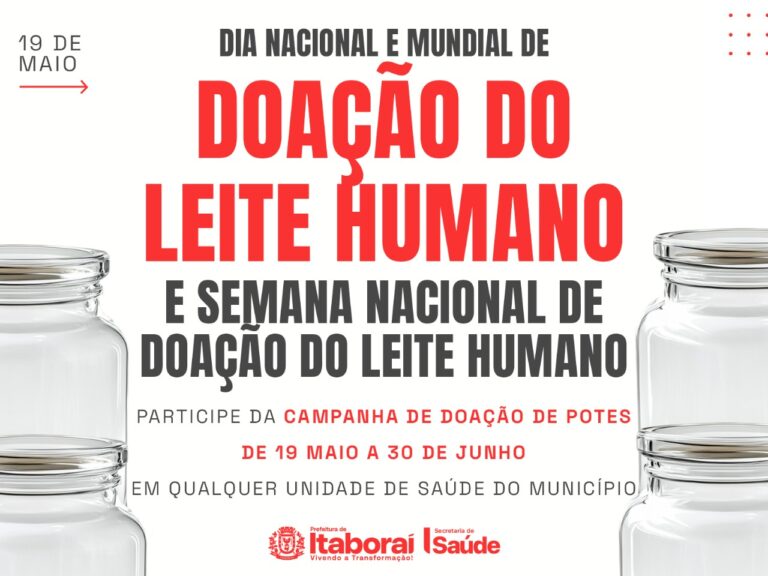 Itaboraí lança campanha para arrecadação de potes de vidro para armazenamento de leite materno (1)