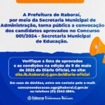 Prefeitura de Itaboraí convoca aprovados no concurso da Secretaria Municipal de Educação