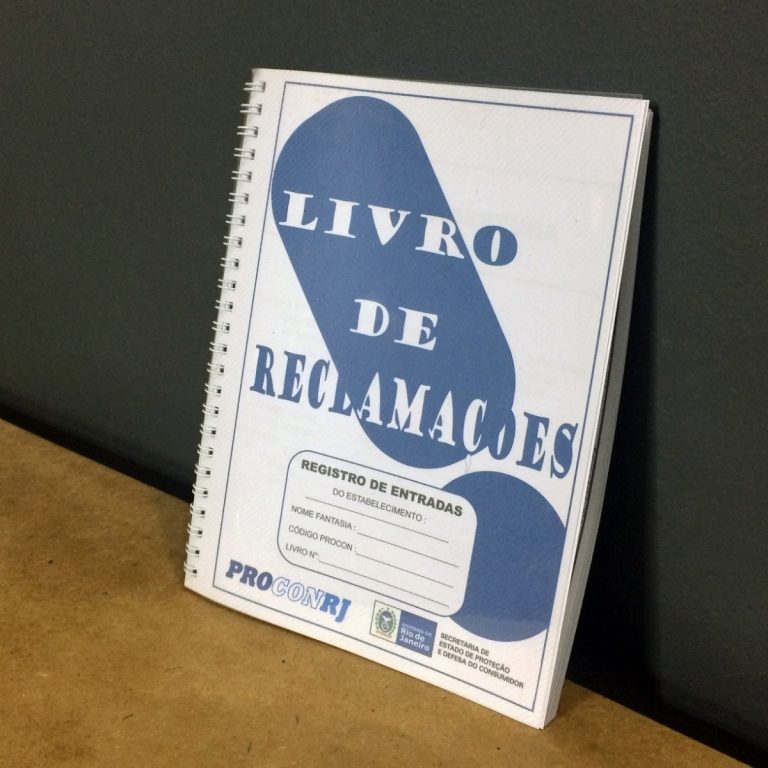 LIVRO DE RECLAMAÇÕES PROCON