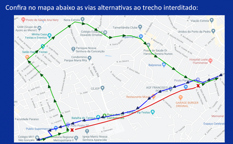 aviso mapa interdicao