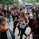 Estudantes fazem segundo dia de provas do ENEM, na UERJ