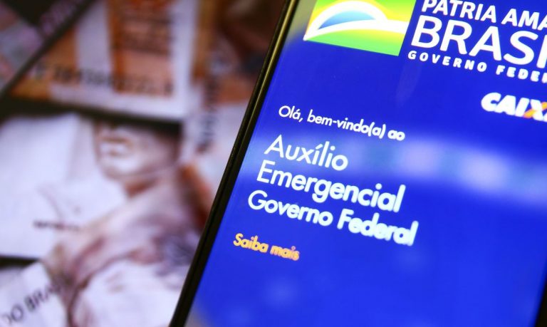 Aplicativo auxílio emergencial do Governo Federal.