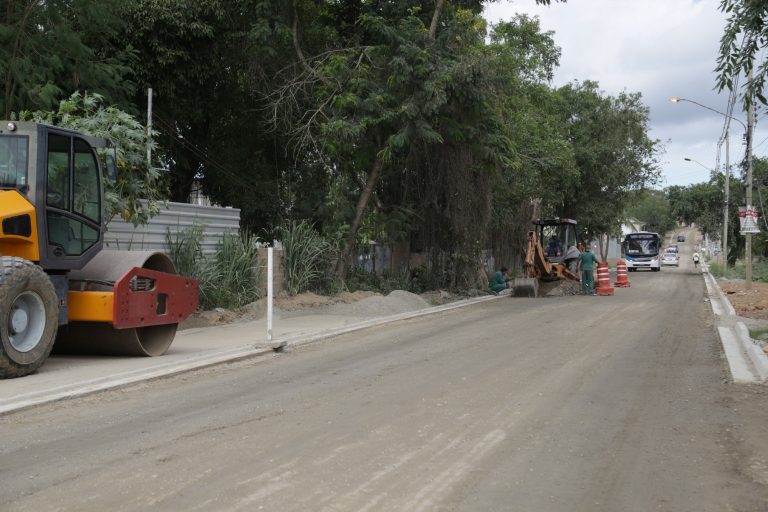 Obras na Estrada de Ipiíba- Foto Renan Otto