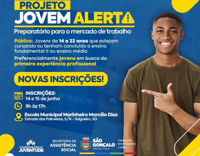 São Gonçalo abre nova turma do projeto Jovem Alerta