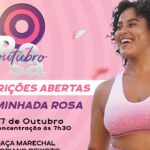 Caminhada Rosa inscrições abertas até o dia 6 de outubro