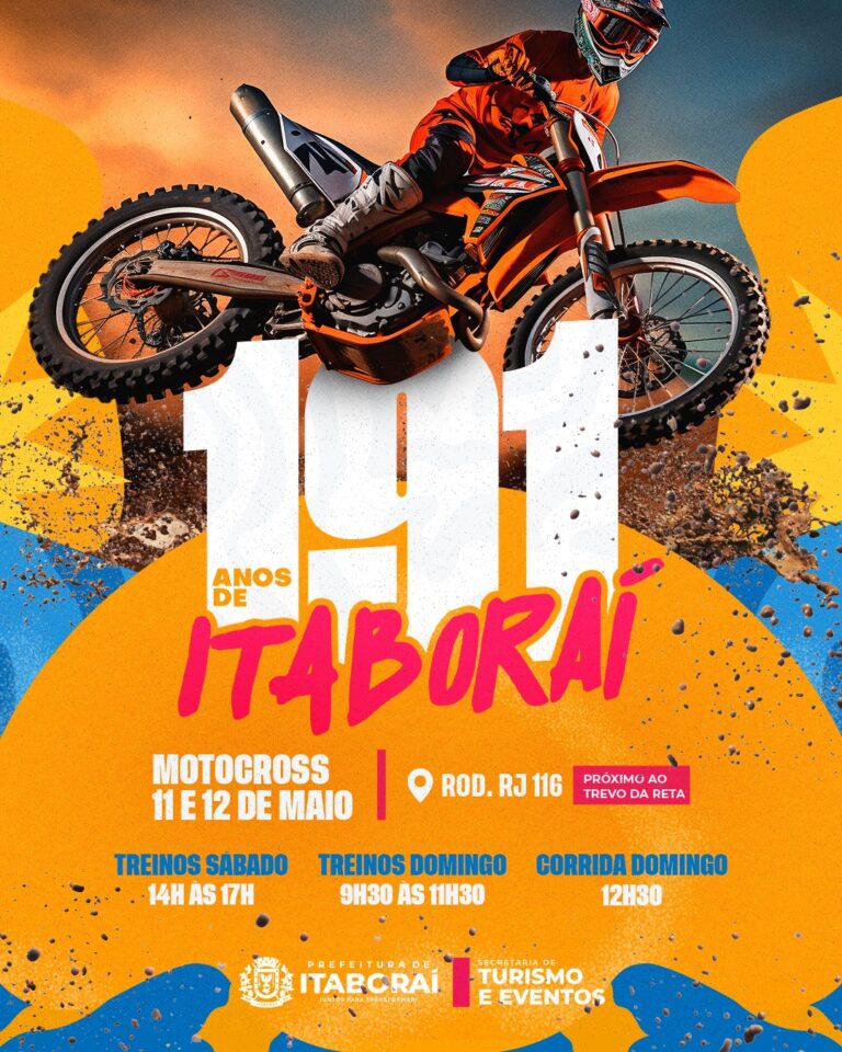 Itaboraí 191 anos Circuito de Motocross agita com muita adrenalina o fim de semana