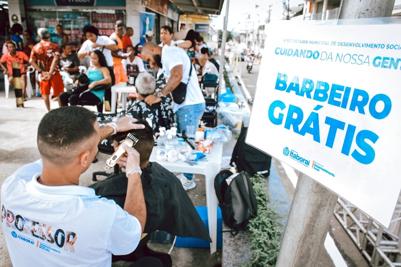 Prefeitura de Itaboraí leva serviços de saúde, beleza e cidadania para moradores de Manilha
