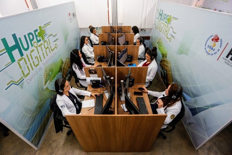 28-05-2024 Teleconsulta do Hospital Estadual Pedro Ernesto vira referência, com mais de 10 mil atendimentos em um ano.-9541