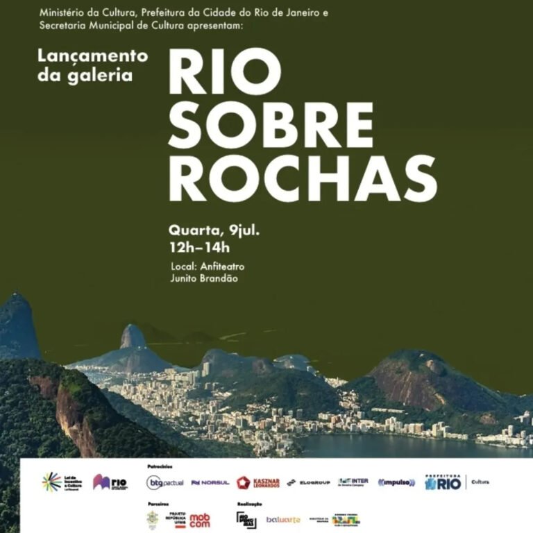 Arte do evento de lançamento do Rio Memórias