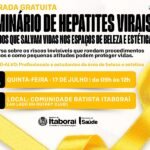 Itaboraí promove seminário gratuito sobre hepatites virais voltado para profissionais da área de beleza e estética