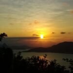 Morro das Andorinhas pôr do sol