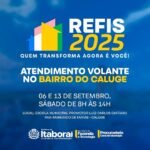 Refis 2025 Atendimento volante chega ao bairro Caluge nos dias 6 e 13 de setembro