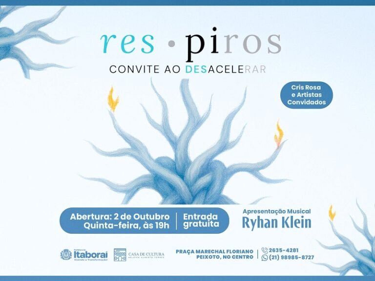 Casa de Cultura de Itaboraí recebe duas exposições no dia 2 de outubro 2