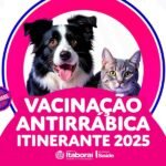 Itaboraí inicia 7ª semana da Vacinação Antirrábica Itinerante 2025
