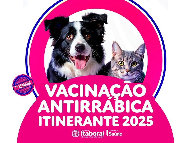 Itaboraí inicia 7ª semana da Vacinação Antirrábica Itinerante 2025