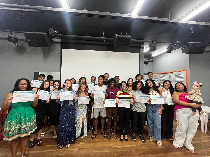 Alunos do Comunidade Integrada em Jurujuba