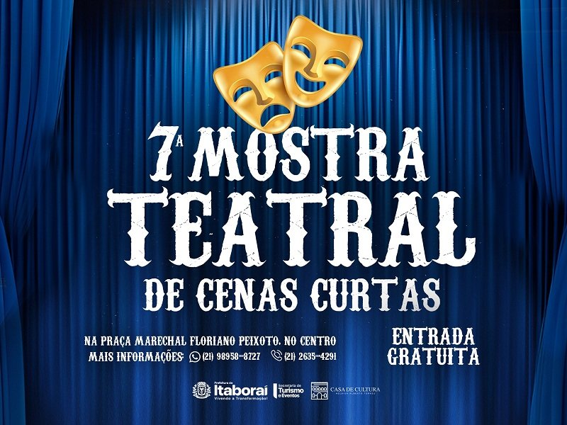 7ª Mostra Teatral de Cenas Curtas reúne formandos da CCHAT em apresentação aberta ao público