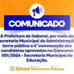 Prefeitura de Itaboraí anuncia 4ª convocação com 523 novos profissionais da Educação 1