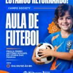 Prefeitura de Itaboraí retoma aulas gratuitas de futebol no Campo Society de Venda das Pedras