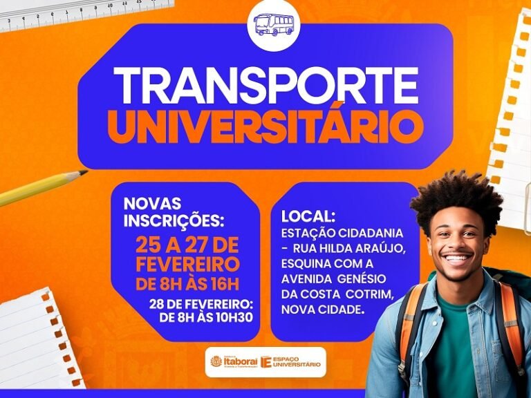 Itaboraí abre novas inscrições para Transporte Universitário