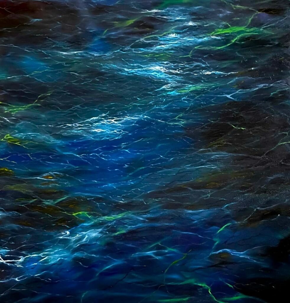 Basta ser Mar. (Técnica - Acrílico sobre tela)