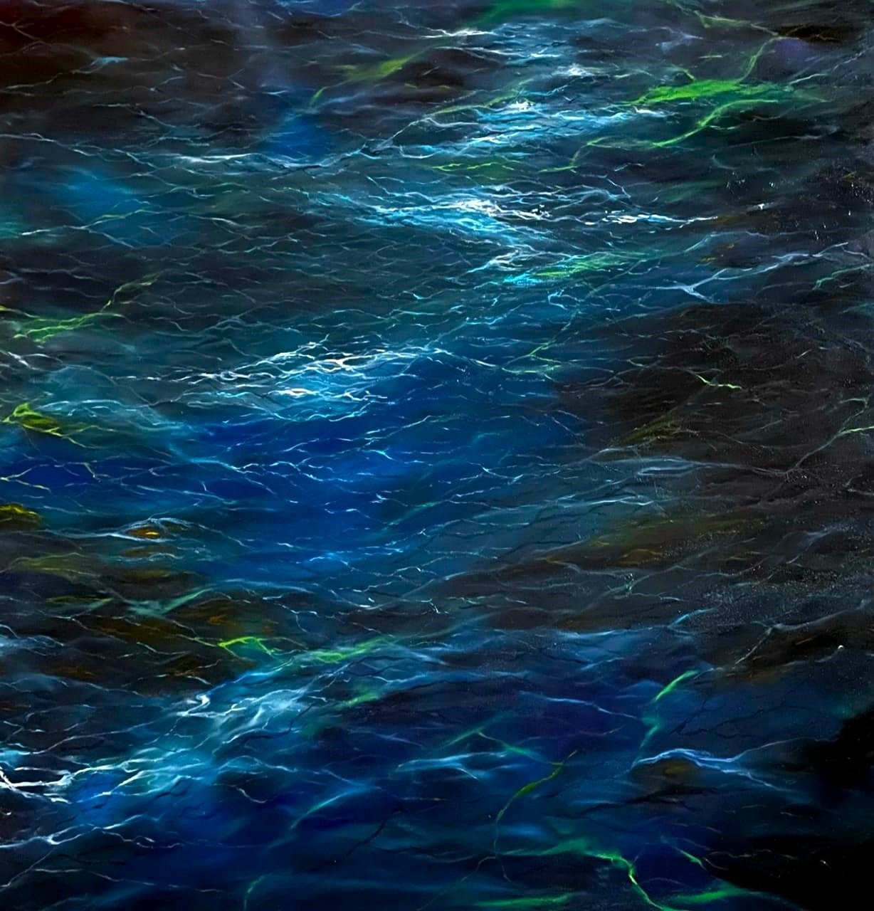 Basta ser Mar. (Técnica - Acrílico sobre tela)