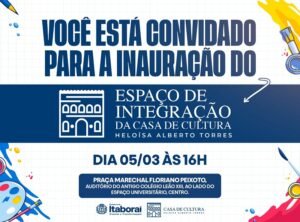 Itaboraí inaugura Espaço de Integração da Casa de Cultura Heloísa Alberto Torres