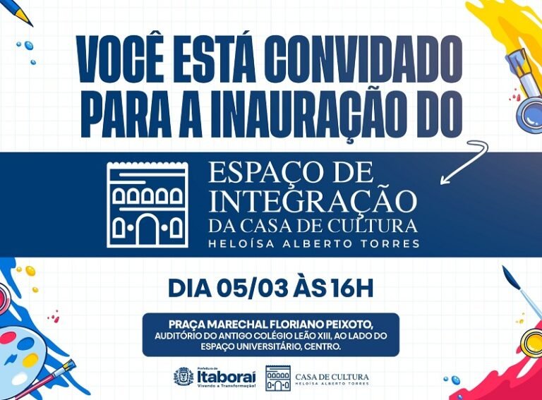 Itaboraí inaugura Espaço de Integração da Casa de Cultura Heloísa Alberto Torres