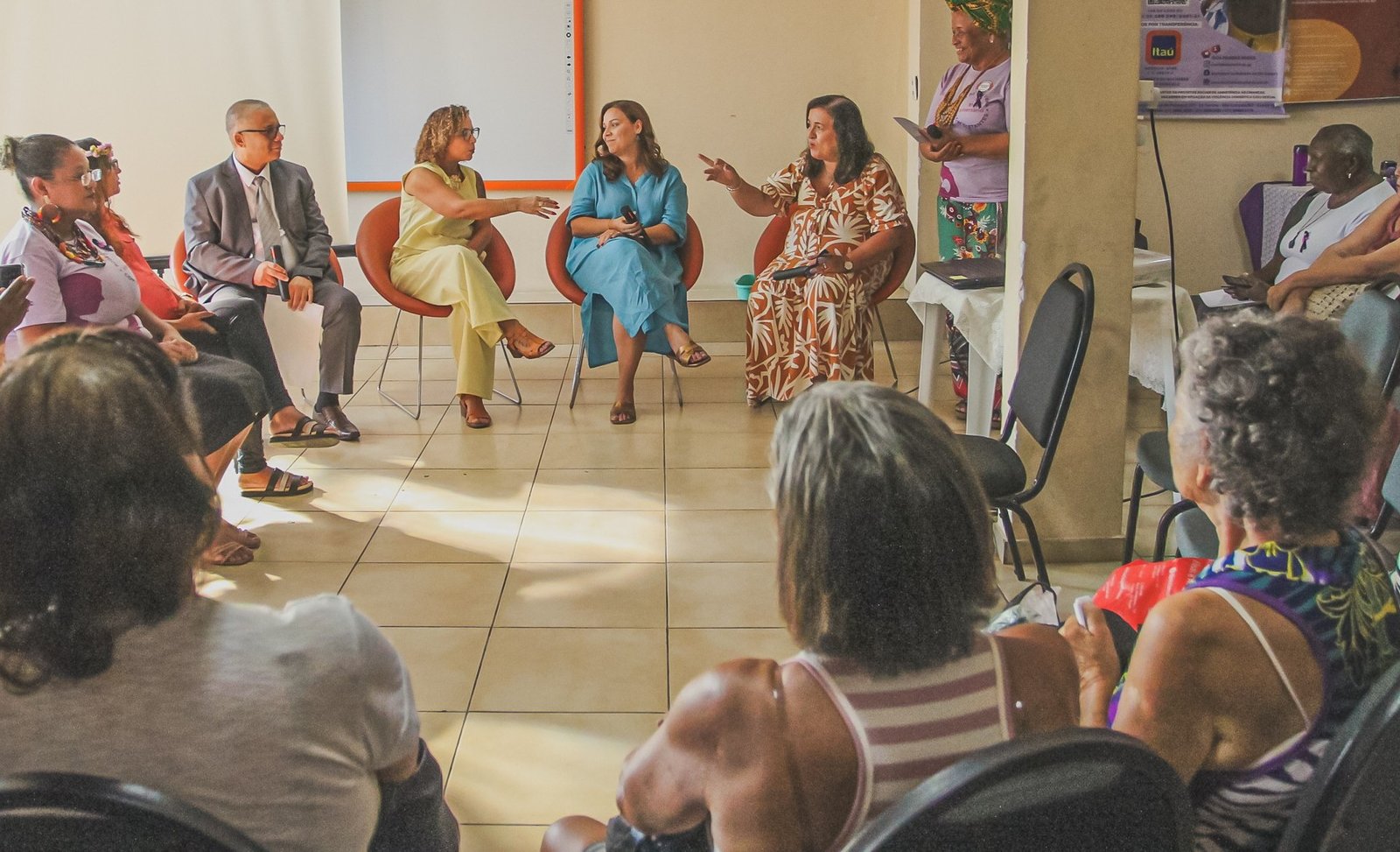 Rosa de conversa com a presença da Fernanda Sixel