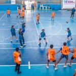 Finais dos jogos estudantis JEEM no ginásio poliesportivo. Macaé/RJ.