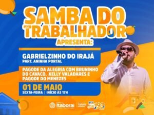 Itaboraí 193 anos Samba do Trabalhador anima Itaboraí no feriado de 1º de maio