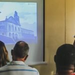 Sergio da Petrobras falando na conferência