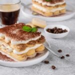 Tradition,Italian,Layered,Dessert,Tiramisu,With,Mascarpone,Cream,And,Biscuits