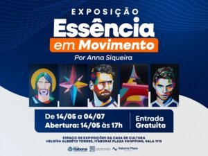 Exposição “Essência em Movimento” chega ao Shopping Itaboraí Plaza com entrada gratuita