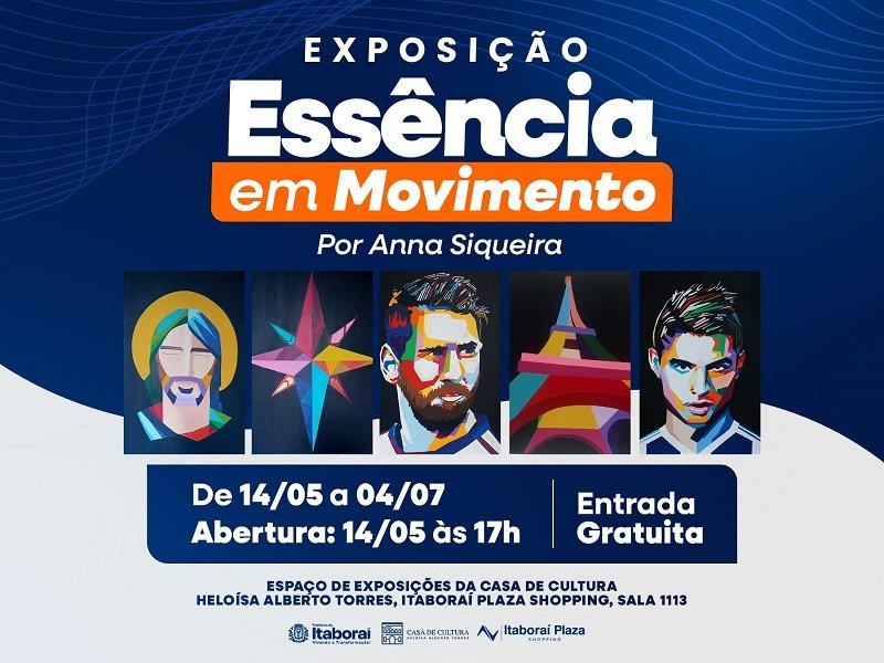 Exposição “Essência em Movimento” chega ao Shopping Itaboraí Plaza com entrada gratuita