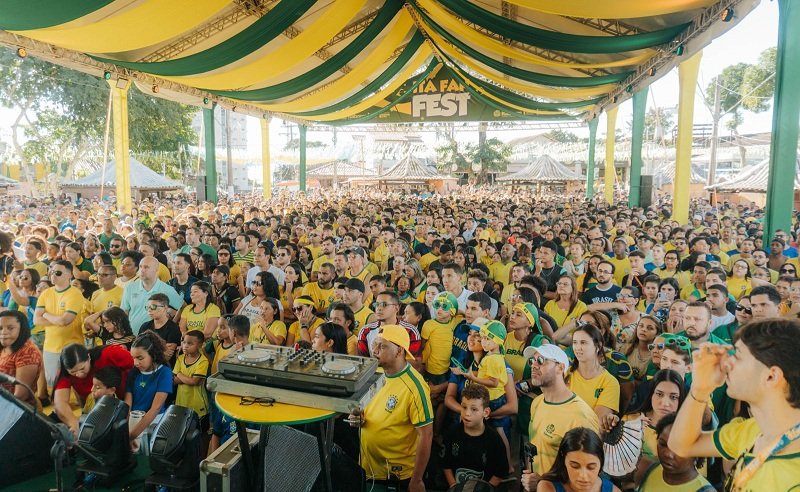 Ita Fan Fest exibe partida emocionante entre Brasil e Japão no Centro de Itaboraí