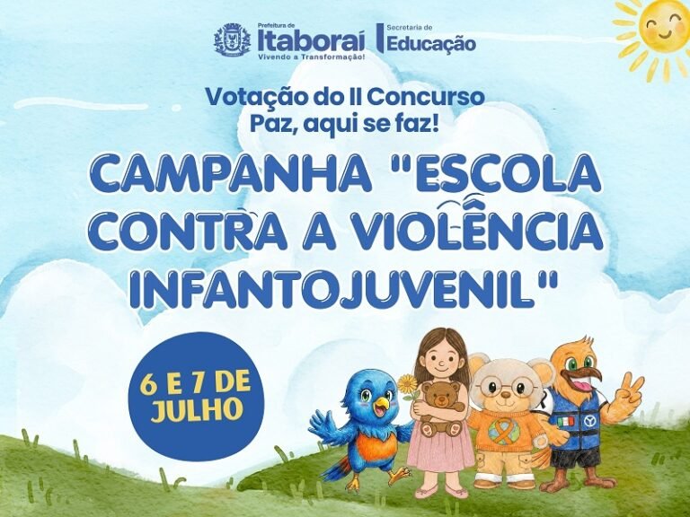 Itaboraí abre votação do II Concurso Paz, aqui se faz! e convida comunidade a escolher os melhores contos