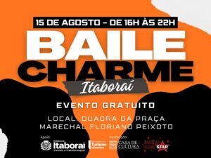 Baile Charme movimenta o Centro de Itaboraí com música, dança e cultura neste sábado (1508)