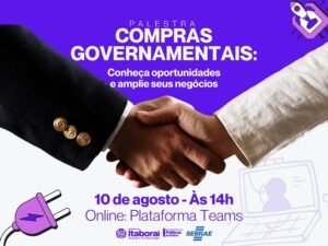Itaboraí realiza palestra gratuita sobre Compras Governamentais em parceria com o Sebrae