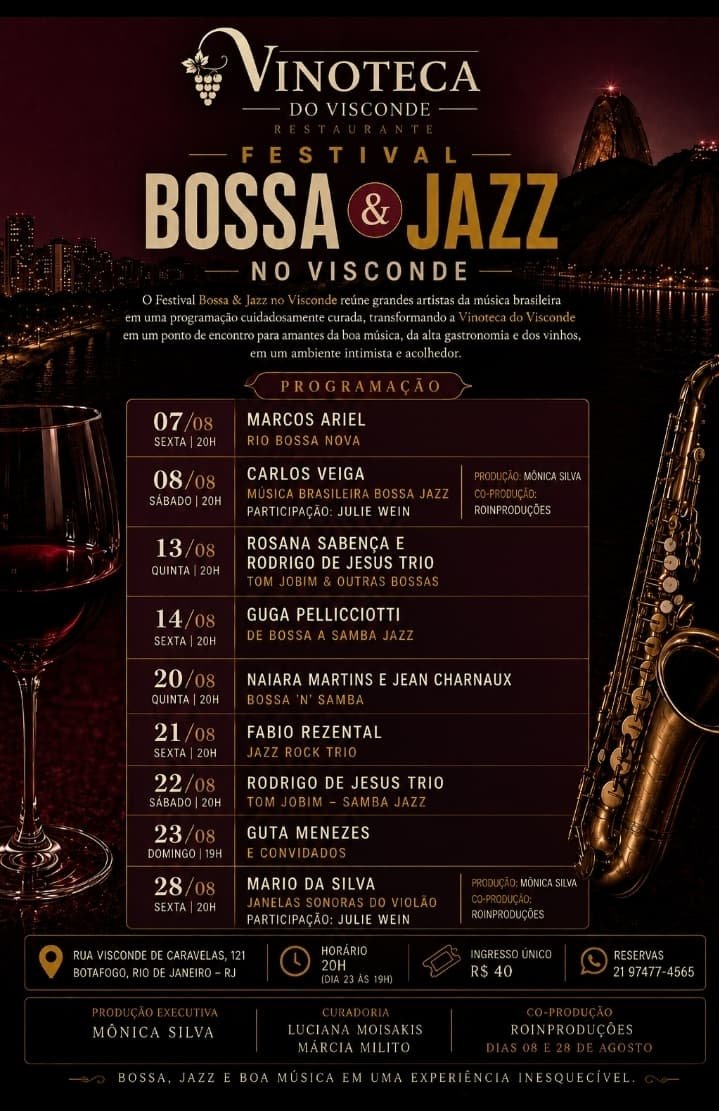 Programação do festival