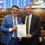 Deputado Vitor Junior e Fernando Tinoco na Alerj