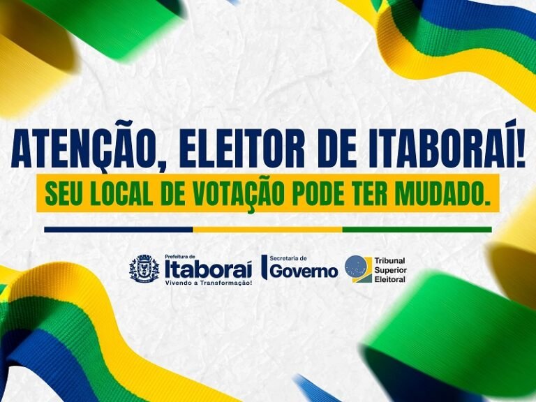Itaboraí tem mudanças em locais de votação para as Eleições 2026