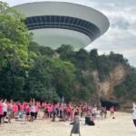2- O aulão acontece na areia da Boa Viagem, aos pés do MAC